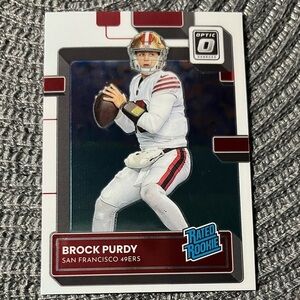 ⭐️ Beautiful Rookie Card!! 🏈 2022 Panini Brock Purdy Rookie RC Card (TL)